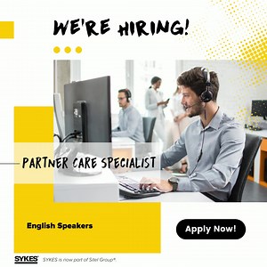 Do you have good computer skills, and you like to find solutions? If the answer is yes, then be our next Partner Care Specialist!!!!🤩 https://jobs.emea.sykes.com/VacancyInformation.aspx?VId=138067&fbclid=IwAR2wcFSF_QzZLWqSSrK2GBhhlKyD950BXdwHSRzVldBQ6Cg5K9MLcJBYORo | Foundever