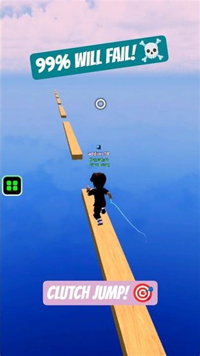 One wrong click and it's over! 💀 Roblox Obby #shorts