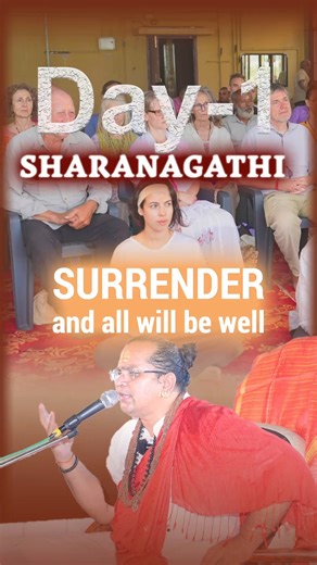 Dev Foundation on Instagram: "🌸 Sharanagathi Event – Day 1 🌸 The first day of our beautiful Sharanagathi event was filled with devotion, peace, and spiritual energy. 🙏 Participants immersed themselves in prayers, meditation, and soulful experiences, opening their hearts to inner transformation and connection with the divine. Here are some moments captured from Day 1 — a glimpse into the joy, devotion, and serenity shared by everyone present. 💖 ✨ Stay tuned for Day 2 as we continue this journ