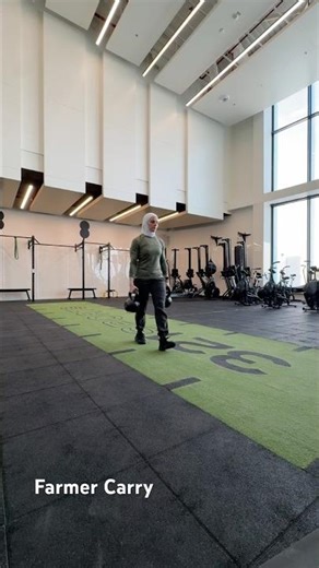 Dual KB kettlebell framer carry.