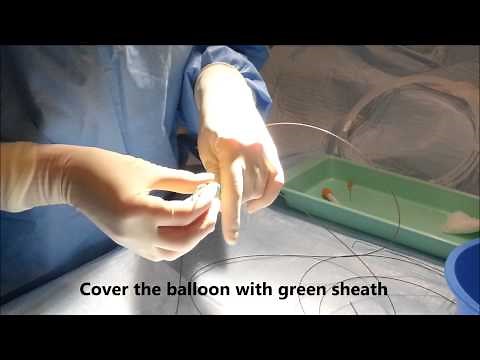 STEPS OF PREPARATION OF SCEPTER BALLOON