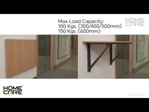 Table Bracket Folding Shelf | Flip Up Wall Mount Table for Kitchen & Home Care Lifestyle Space Saver