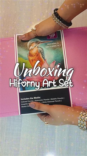 Unboxing 136PCS Art Set! 😱 Everything Inside My HIFORNY Drawing Kit #trending #art #unboxing #shorts