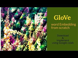 How to download and use GloVe word2vec model