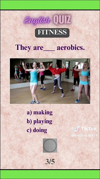 English quiz. Fitness #englishvocab #learningvocab #test #englishquiz #englishtest #englishlesson #learnenglish #englishlearning #learnvocabeveryday #englishforbeginners #dailyenglish #testyourenglish #ingles