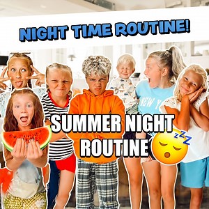 Summer night routine with 16 kids 🍉 | Not Enough Nelsons