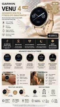 Garmin Venu 4 Review 🔥 Best Health & Fitness Smartwatch of 2026? | 10-Day Battery, GPS & ECG #viral