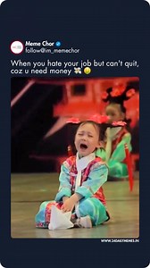 1.7M views · 21K reactions | When You Hate Your Job but Need a Salary 螺藍 | Meme Sarcasm Comedy | Facebook