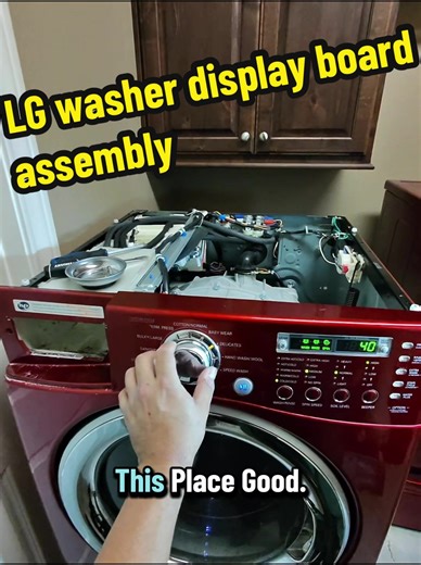 19 year old LG washer display board assembly #appliancerepair #appliance #repair #LG #washermachine