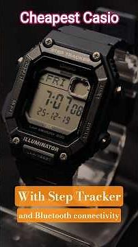 This ₹3500/- Casio has Step Tracker and Bluetooth | Best affordable Casio for fitness enthusiast