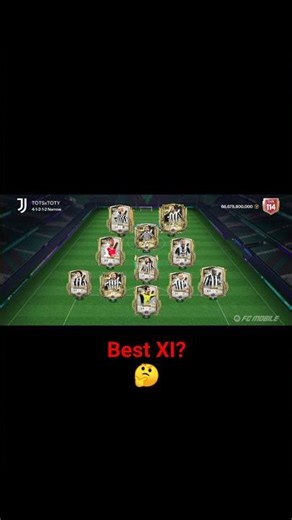Prime Juventus XI 🔥 #fcmobile #juventus #shorts