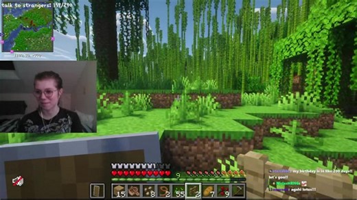 sick and playing minecraft ey ey ey