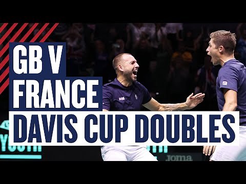 Highlights - Evans & Skupski v Mahut & Roger-Vasselin - GB v France - Davis Cup 2023 | LTA