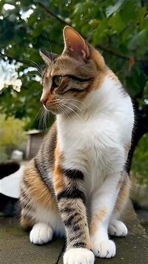 Cutest Calico Cat in the World! 🥺 Must Watch! #cat #funny