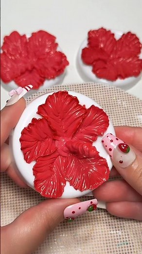 How to Make a Hibiscus Flower Using Acrylic Paint | So Beautiful! 🌺