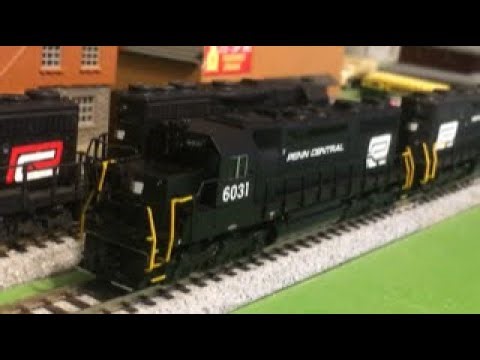 N scale XL Systems DCC and Sound for GP38-2 install in an Atlas SD35 PC #6031