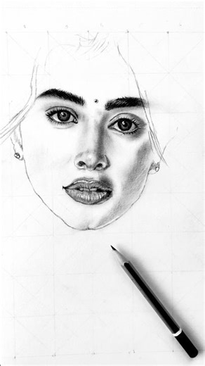 How to Draw Face for Biggeners (Step- by- Step) #drawing #art #virel #youtubeshort #sketch