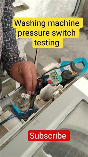 Automatic Washing Machine Pressure Switch Test | कैसे चेक करें? Full Expert Guide 🔥#shortvideo #wash