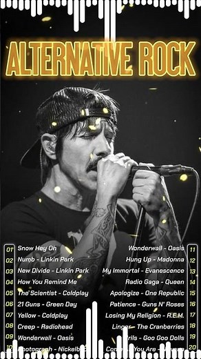 ALTERNATIVE ROCK PLAYLIST - Best of Rock Songs 90's 2000's #shorts