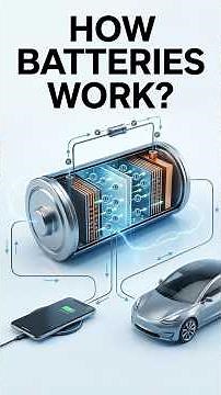How Lithium-Ion Batteries Work: How They Store & Release Energy | 3D Animation #Shorts #3danimation