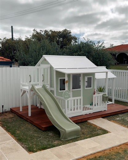 Looking to bring some backyard magic to life?  Kidz Shack’s cubby houses are the perfect way to spark your child’s imagination!  Designed for outdoor adventures, creativity, and endless fun. Shop now to find the perfect playhouse for your little one today  Backyard fun with @therenoseries | Kidzshack | Facebook