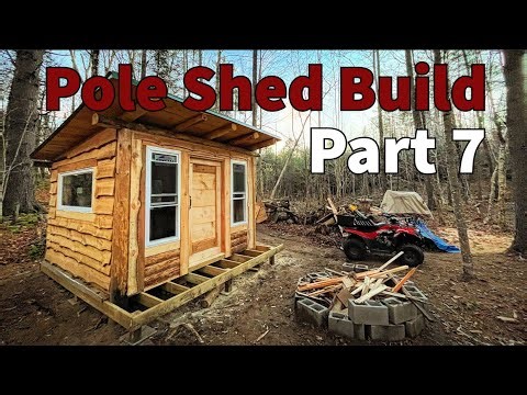 Pole Shed Build Part 7 - Wavy Edge Siding Install
