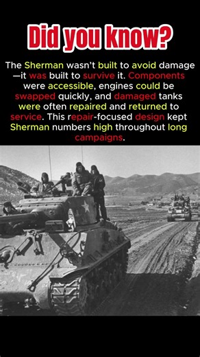 Why the Sherman Was Designed for Repair, Not Perfection | #shermantank #ww2logistics #TankRepair