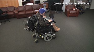 Wheelchair driven by thoughts