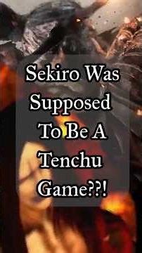 Was Sekiro supposed to be Tenchu?