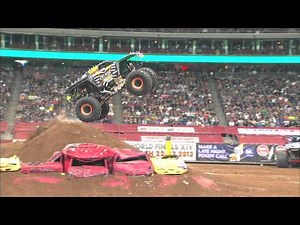 Monster Jam - Max-D Monster Truck Freestyle from Houston, TX - 2013