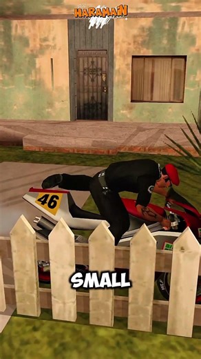 How GTA Characters Get on Bikes When a Fence Is in the Way! #gta
