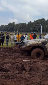 The mighty Nissan Patrol met its mud match head-on, digging deep to conquer the pit! . Do you think it made it out, or did the mud claim another victim? #mud4fun #4x4offroad #mud #mud4green #adventureawaits | Mud4Fun 4x4 Challenge