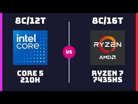Intel Core 5 210H vs AMD Ryzen 7 7435HS – CPU Comparison | Which CPU is Better?