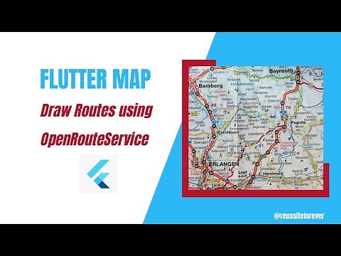 Draw Routes in Flutter using OpenRouteService. (No Google Maps API) #flutter #fluttermapp #leaflet