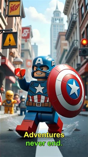 EPIC Lego Marvel Super Heroes Action: Heroic Brick Shield Unleashed!