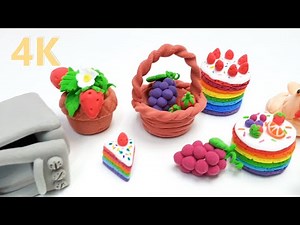 DY Miniature Farm to Bakery 🍓🐔 | Polymer Clay Mini World Story + Full Tutorial | 4K