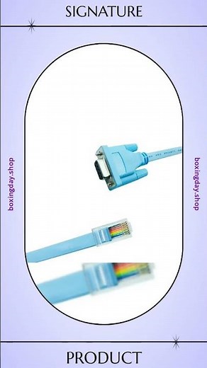 DB9P Console Cable RJ45 Connector Ethernet To RS232 DB9 Port Serial Routers Networking Cables For...