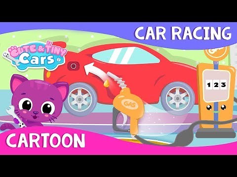 Baby Car Racing 🚗 Cartoon | Cute & Tiny Cars | Mobile Games for Toddlers