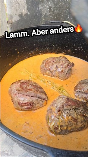 Dutch Oven Lamb Rump🔥 Creamy Garlic-Parmesan Sauce with Moroccan Preserved Lemon