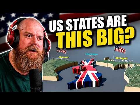 Aussie Reacts To U.S States Size Comparison