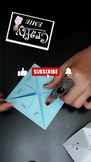 Let’s make Origami Fortune Teller