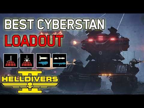 My BEST Loadout for Cyberstan - Helldivers 2: Super Helldive Automaton CO-OP