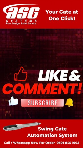 Do you still open your gate manually ? Grab ASG's swing Gate Motor...