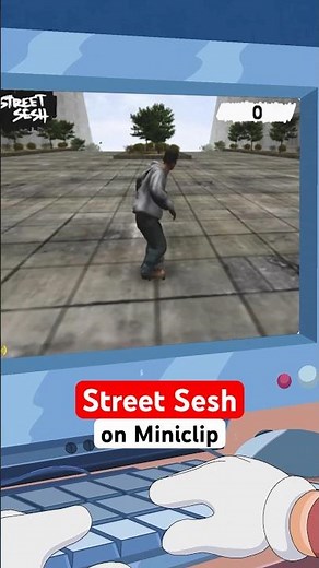 It’s 2007 & you’re playing Street Sesh 🛹 #flashgames #nostalgia #animation #skate #skateboarding