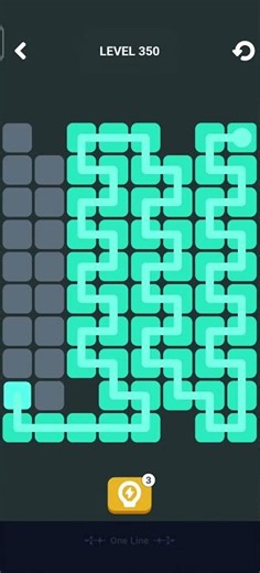 Block Blast One Line Level 350 Solution & Walkthrough | Puzzle Game (Android & iOS Shorts)