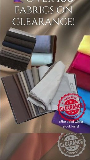 Fabric Clearance Sale | While Stocks Last