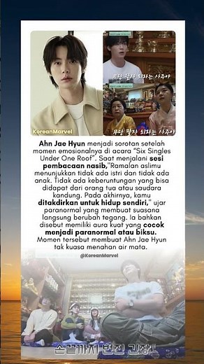 Ahn Jae Hyun Nangis Dengar Ramalan “Hidup Sendiri”! #drama #kdrama #shorts
