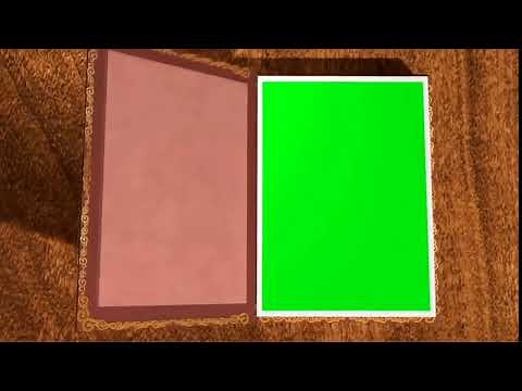 Chroma Effect -Animated Book Opening Green Screen Effect