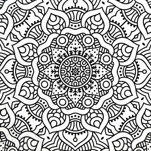 Geometric Pattern Coloring Book: 54 Abstract Designs (PDF) - Etsy