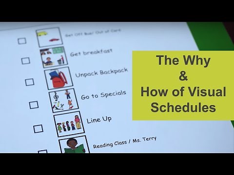 The Why & How of Visual Schedules